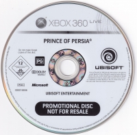 Prince of Persia (Not for Resale) Box Art