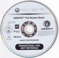 Naruto: The Broken Bond (Not for Resale) Box Art