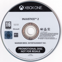 Injustice 2 (Not for Resale) Box Art