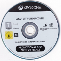 Lego City Undercover (Not for Resale) Box Art