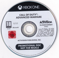 Call of Duty: Advanced Warfare (Not for Resale) Box Art