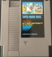 Super Mario Bros. (European Version / 3 screw FRG cart) Box Art