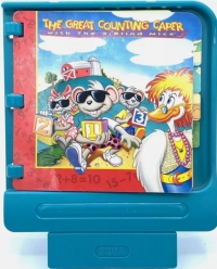 Great Counting Caper with The 3 Blind Mice, The (blue cart) Box Art