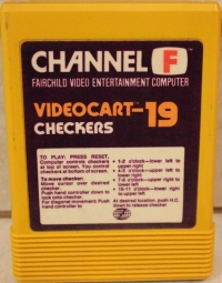 Videocart-19: Checkers Box Art