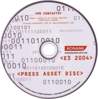 Konami E3 2004 Press Asset Disc Box Art