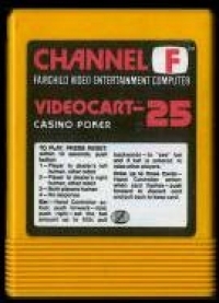 Videocart-25: Casino Poker Box Art
