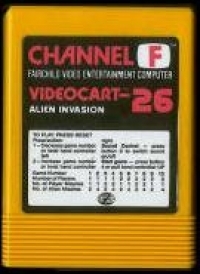Videocart-26: Alien Invasion Box Art