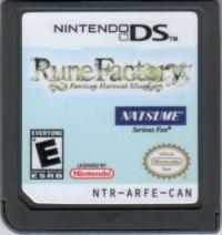 Rune Factory: A Fantasy Harvest Moon [CA] Box Art