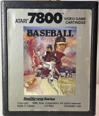 RealSports Baseball (black text) Box Art