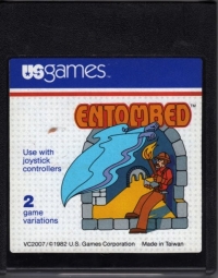 Entombed (square cartridge) Box Art