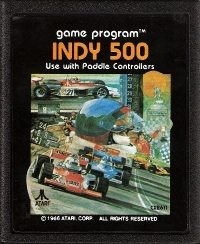 Indy 500 (1986) Box Art