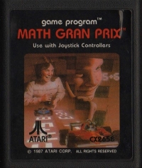 Math Gran Prix (red box / 1987) Box Art