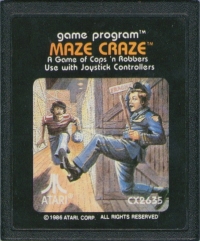 Maze Craze (gray box) Box Art