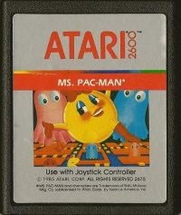 Ms. Pac-Man (1985) Box Art