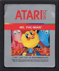 Ms. Pac-Man (1987) Box Art
