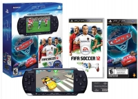 Sony PlayStation Portable PSP-3001 XPB - Cars 2 / FIFA Soccer 12 Box Art