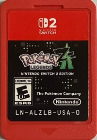 Pokémon Legends: Z‑A: Nintendo Switch 2 Edition Box Art