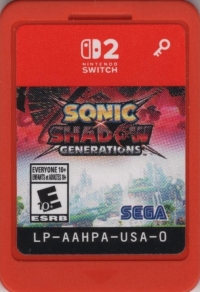 Sonic X Shadow Generations - Day One Edition Box Art