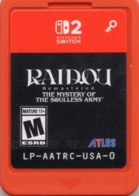 Raidou Remastered: The Mystery of the Soulless Army Box Art