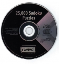 25,000 Sudoku Puzzles - Revival Box Art