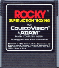 Rocky Super Action Boxing [CA] Box Art