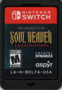 Legacy of Kain: Soul Reaver 1 & 2 Remastered Box Art