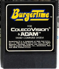 BurgerTime [CA] Box Art