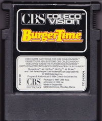 BurgerTime Box Art