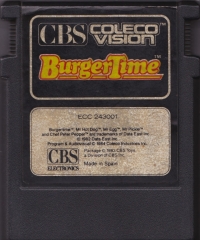 BurgerTime [ES] Box Art