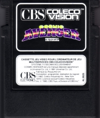 Cosmic Avenger (4L2025) Box Art