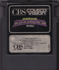 Cosmic Avenger (ECC 243401) Box Art