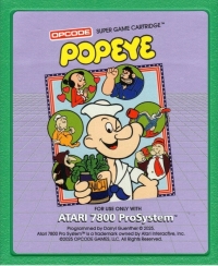 Popeye (OpCode) Box Art