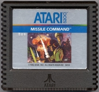 Missile Command (Atari, Inc. / small title) Box Art