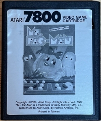 Ms. Pac-Man (1986) Box Art