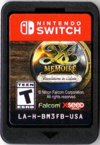 Ys Memoire: Revelations in Celceta - Day One Edition Box Art