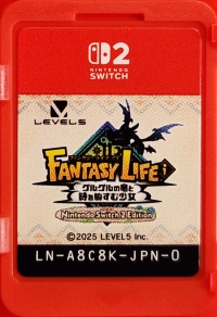 Fantasy Life i: Guruguru no Ryuu to Toki no Nusumu Shoujo: Nintendo Switch 2 Edition Box Art