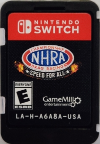 NHRA Championship Drag Racing: Speed for All Box Art