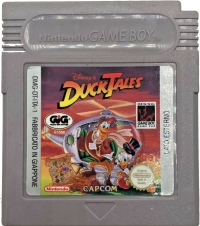 Disney's DuckTales (DMG-DT-ITA-1 cartridge) Box Art
