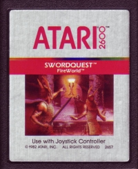 Swordquest: Fireworld Box Art