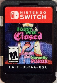 Sorry We're Closed Box Art