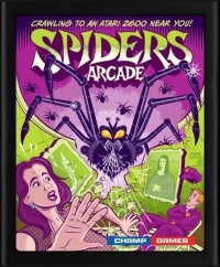 Spiders Arcade Box Art