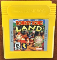 Donkey Kong Land - Players Choice (DMG-YT-USA-2 cartridge) Box Art