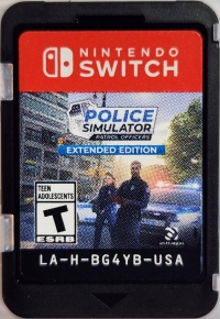 Police Simulator: Patrol Officers: Nintendo Switch Extended Edition Box Art