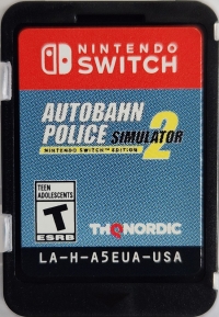 Autobahn Police Simulator 2: Nintendo Switch Edition Box Art