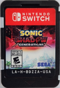 Sonic x Shadow Generations Box Art