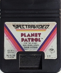Planet Patrol (Spectravideo) Box Art