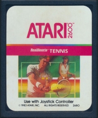 RealSports Tennis Box Art