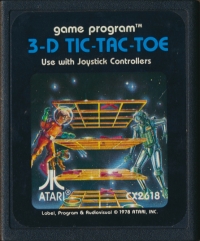 3-D Tic-Tac-Toe Box Art