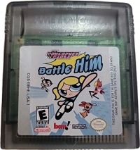 Powerpuff Girls, The: Battle Him (Game Boy Color and Game Boy Advance Systems) Box Art
