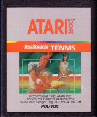 RealSports Tennis (Polyvox) Box Art